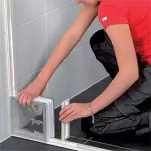 Montering av glasblock – steg 5