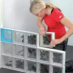 Montering av glasblock – steg 7