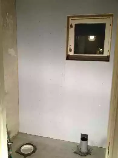 Inför gipsning