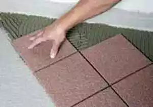 Efter Keramix ska du sätta och lägga plattor