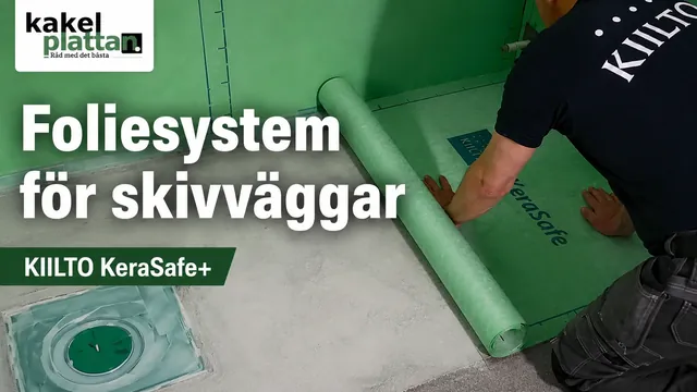 Kiilto KeraSafe+ – montering av foliesystem