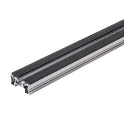 Aluminiumskena Buzon E-BRS 27 mm Aluminium, Gummi