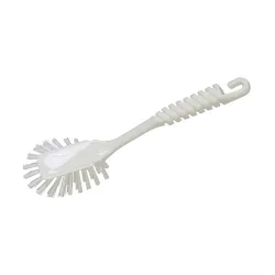 Diskborste Vit Nylon, Plast, Vit