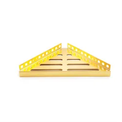 Duschhylla Tile In Guld Guld, Rostfritt stål, Gul