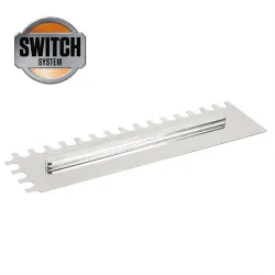 Fixkamsblad Switch 480 mm, Rundtandad 20 x 20 x 10 mm Rostfritt stål, Aluminium