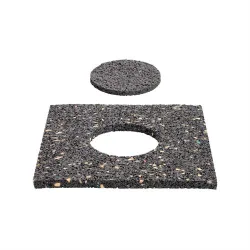 Gummiplatta Buzon U-PAD-GROUND 200x200x10 mm Gummi