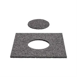 Gummiplatta Buzon U-PAD-GROUND 200x200x6 mm Gummi