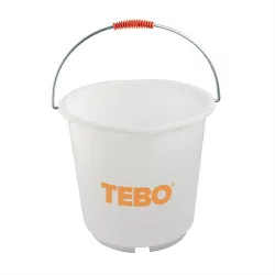 Hink 24 L Twist stop Vit Gummi, Plast, Vit