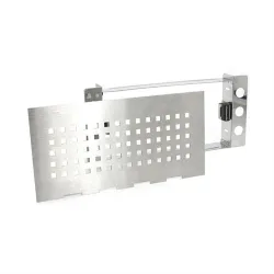 Inspektionsgaller Stockholm Borstad 150 x 300 mm Borstad, Rostfritt stål
