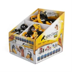 Kabelklämma Cable Clamp Display Stål, Plast