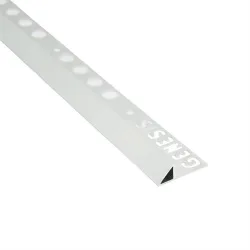 Kakellist EAT blank aluminium 12 mm Blank, Anodiserad, Aluminium