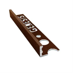 Kakellist ESA Bronsit 10 mm Bronsit, Pulverlackerad, Aluminium