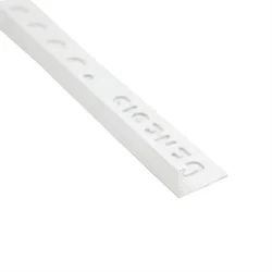 Kakellist ESA matt vit 12 mm Matt, Pulverlackerad, Matt vit