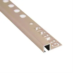 Kakellist TDP blank koppar 10 mm Anodiserad, Blank koppar, Aluminium