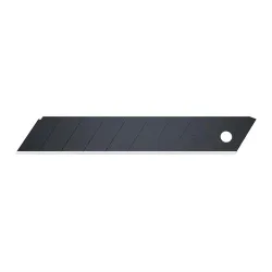 Knivblad Svart Olfa 18 mm blister Stål, Svart