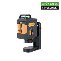 Laser Geo 1X-360 Green Gummi, Grön