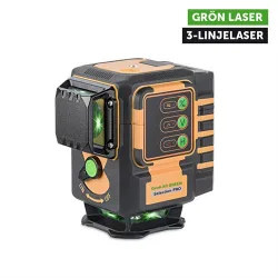 Laser Geo6-XR Green Kit SP Gummi, Grön