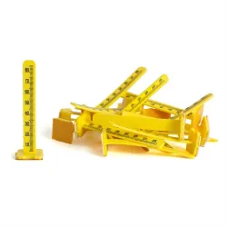 Nivåmarkör 85 mm, 50 st/frp Gul