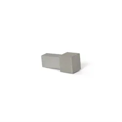 Trevägshörn EDP borstad aluminium 12 mm Borstad, Anodiserad, Aluminium